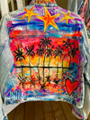 #52 SUNRISE Hand Painted Jacket