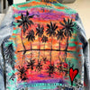#53 SUNSET Hand Painted Jacket